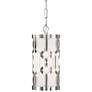 Jennings Collection 6 1/4" Wide Polished Nickel Mini Pendant in scene