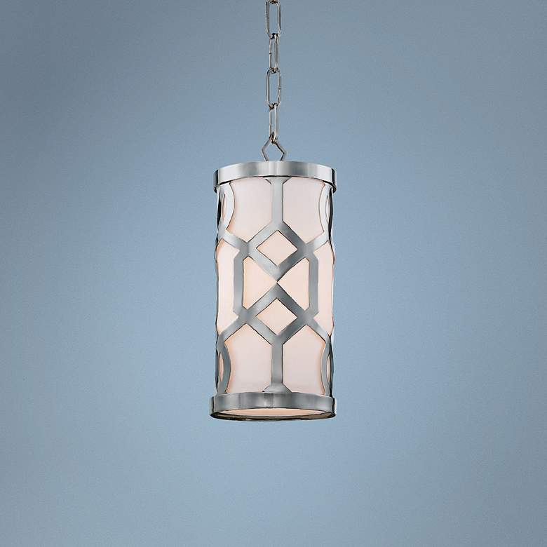 Image 2 Jennings Collection 6 1/4 inch Wide Polished Nickel Mini Pendant