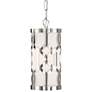 Jennings Collection 6 1/4" Wide Polished Nickel Mini Pendant in scene
