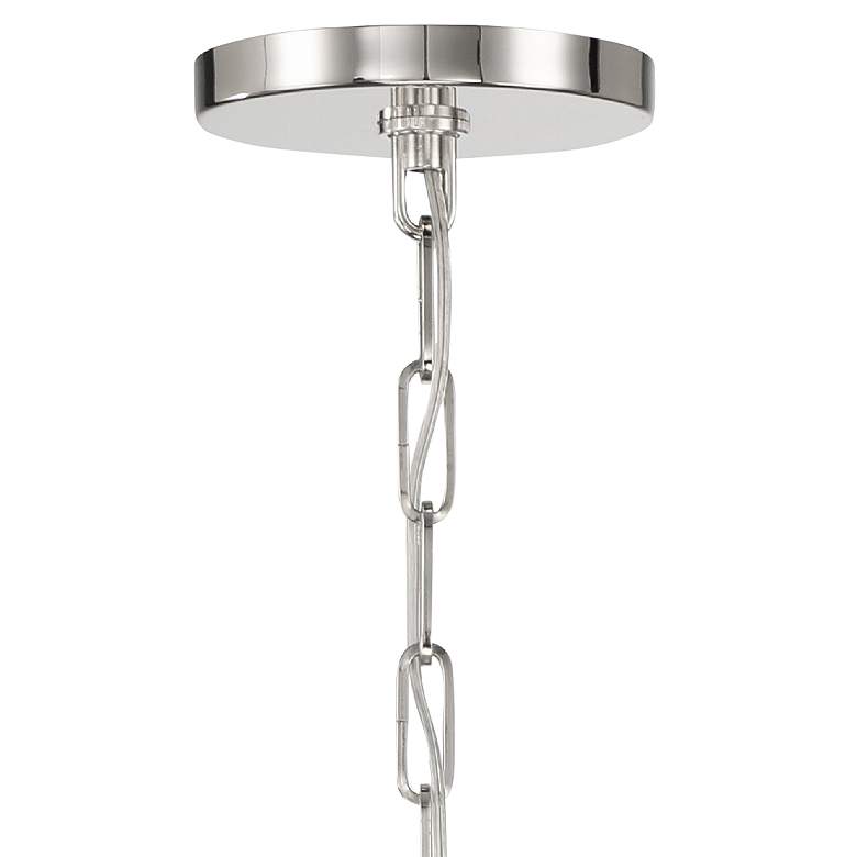 Image 5 Jennings Collection 6 1/4" Wide Polished Nickel Mini Pendant more views