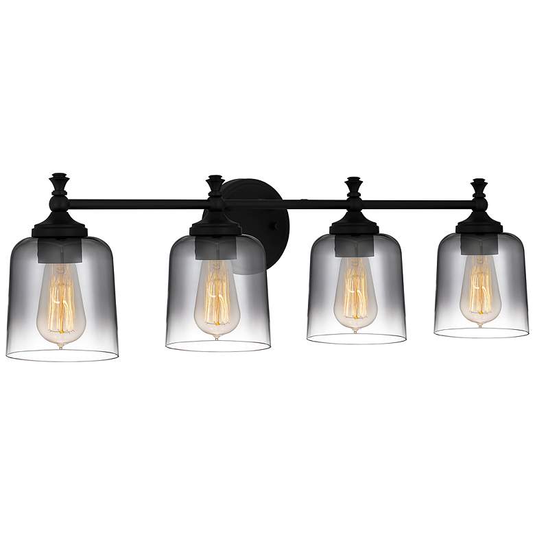 Image 3 Jenson 4-Light Matte Black Vanity Light more views