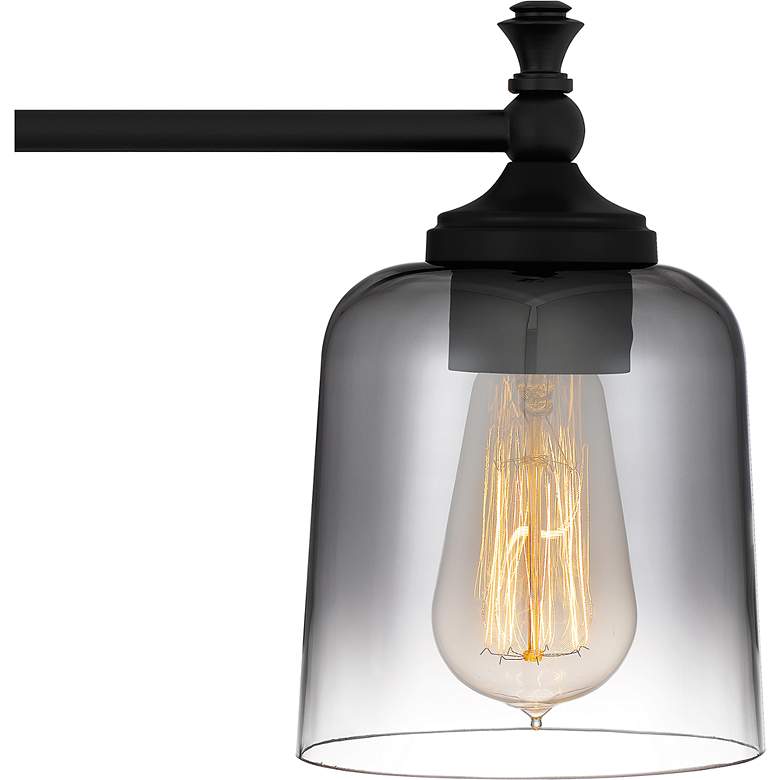 Image 5 Jenson 4-Light Matte Black Vanity Light more views