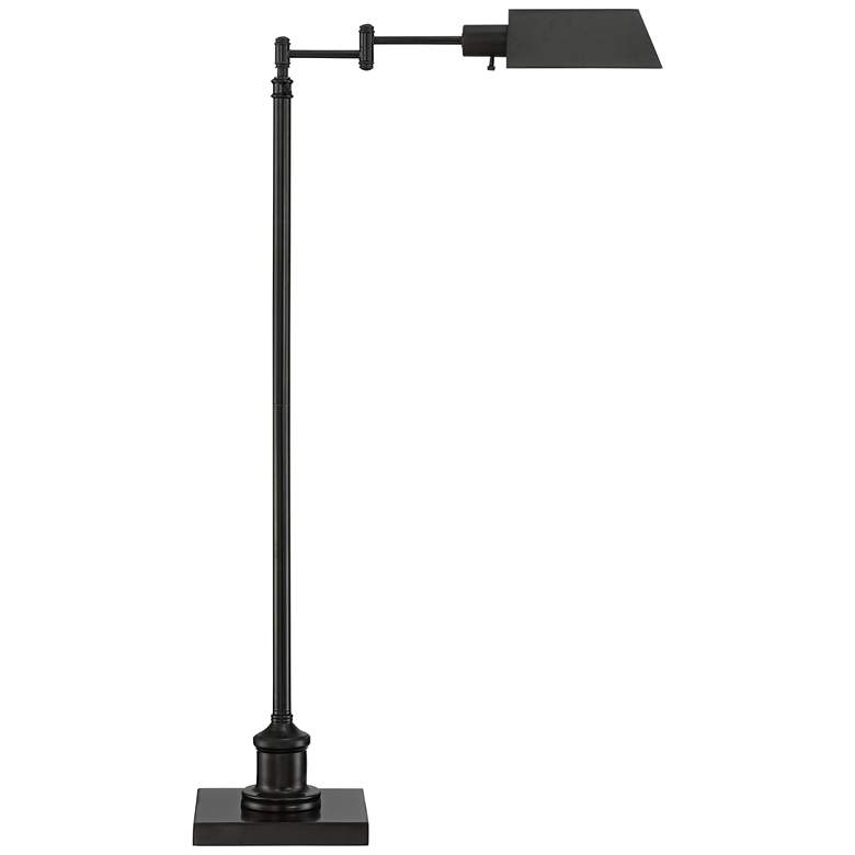 Image 2 Jenson Dark Bronze Adjustable Swing Arm Pharmacy Floor Lamp with USB Dimmer