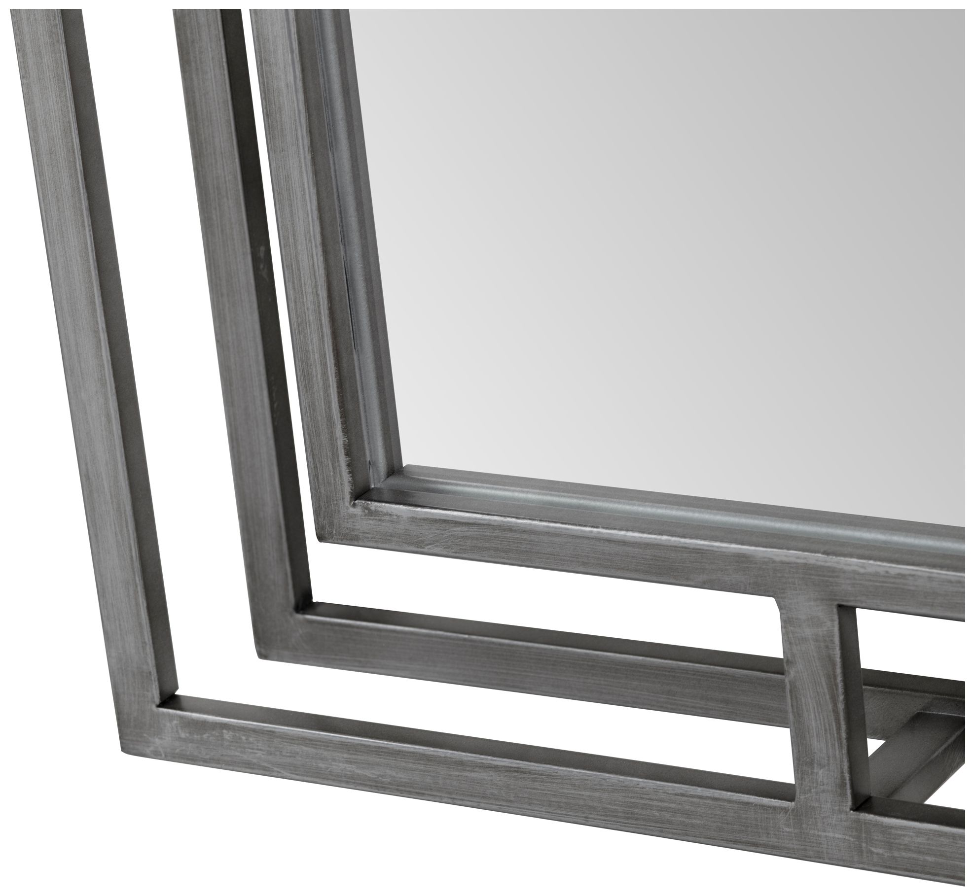 Image 2 Jenson III Silver Wall Mirror more views