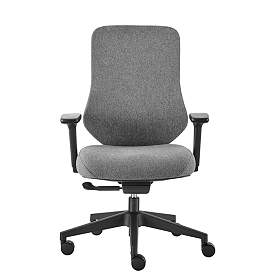 Image2 of Jeppe Gray Fabric Adjustable Office Chair more views