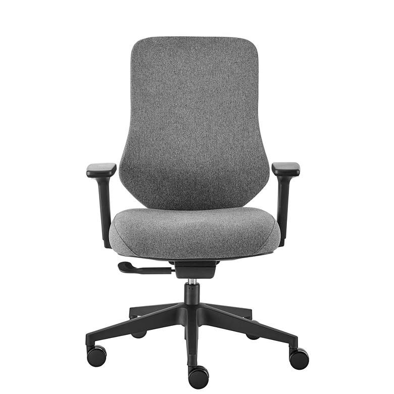 Image 2 Jeppe Gray Fabric Adjustable Office Chair more views