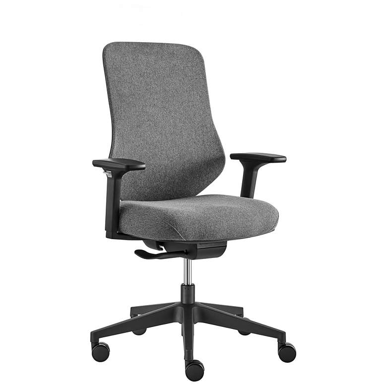 Image 3 Jeppe Gray Fabric Adjustable Office Chair more views