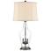 Jeremy Clear Glass Night Light Table Lamp