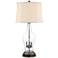 Jeremy Glass Night Light Table Lamp with USB Workstation Base