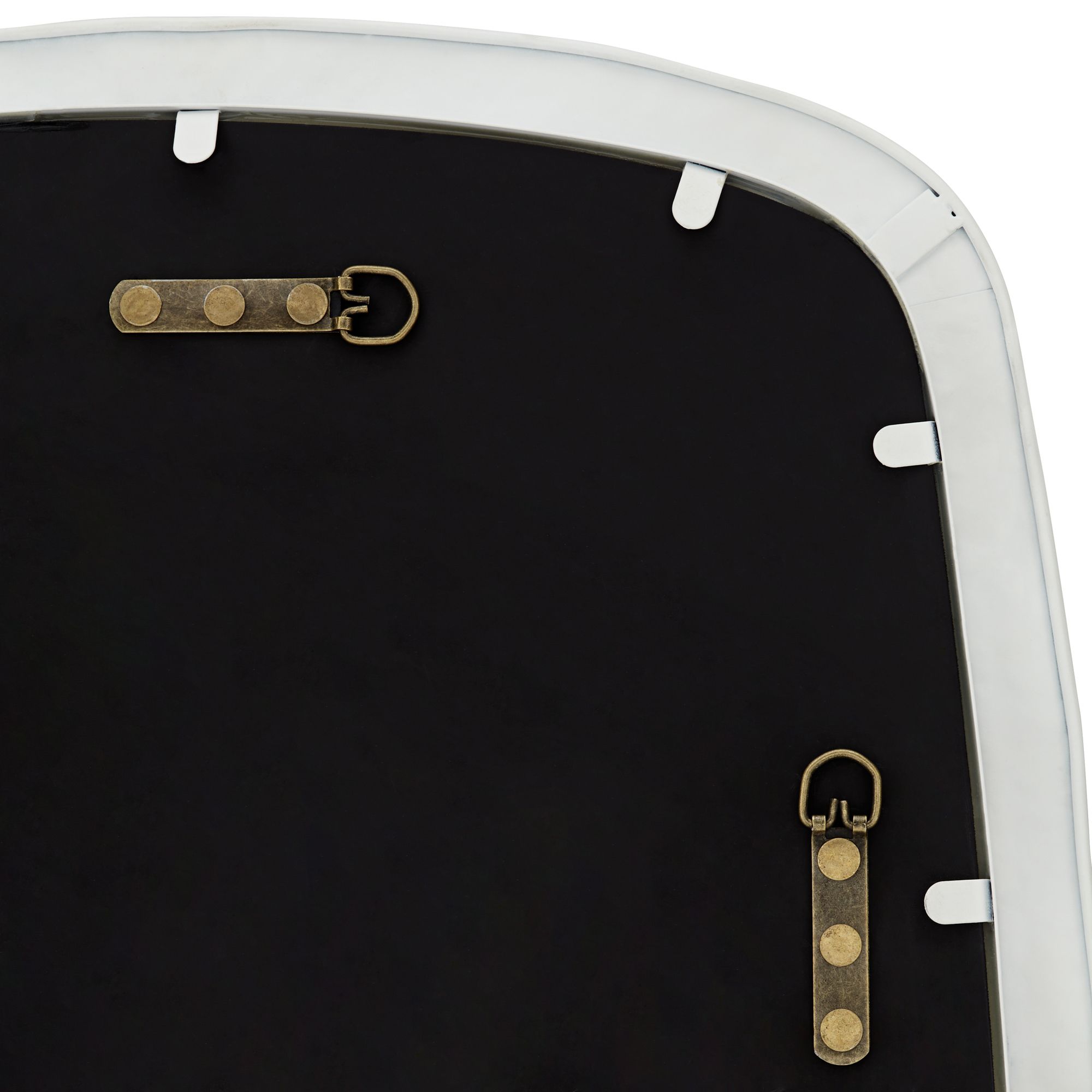 Image 3 Jermaine Textured White 22 1/4" x 38" Wall Mirrors Set of 2 more views