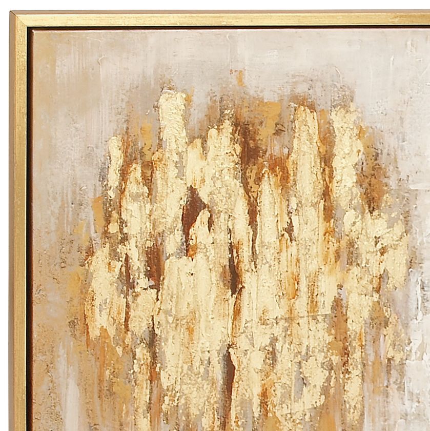 Image 3 Jerome Polished Brown 47" Wide Framed Canvas Wall Art more views