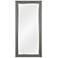 Jerry Textured Gray 29 3/4" x 63 3/4" Floor Mirror