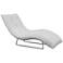 Jerry White Faux Leatherette Upholstered Chaise