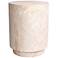 Jesamin 14 1/2" Wide Travertine Indoor/Outdoor Accent Table