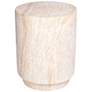 3_Jesamin 14 1/2" Wide Travertine Indoor/Outdoor Accent Table more views