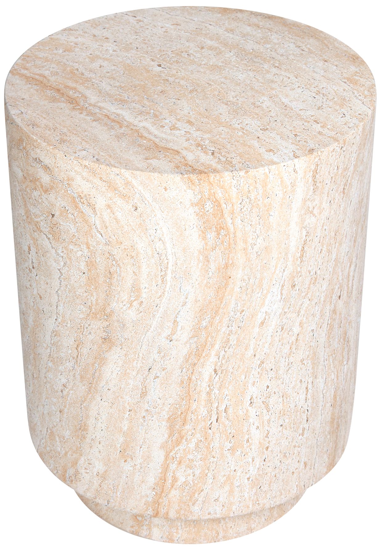 Image 4 Jesamin 14 1/2" Wide Travertine Indoor/Outdoor Accent Table more views