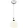 Jesco Dotty 4 3/4" Wide White Cut Globe Glass Mini Pendant