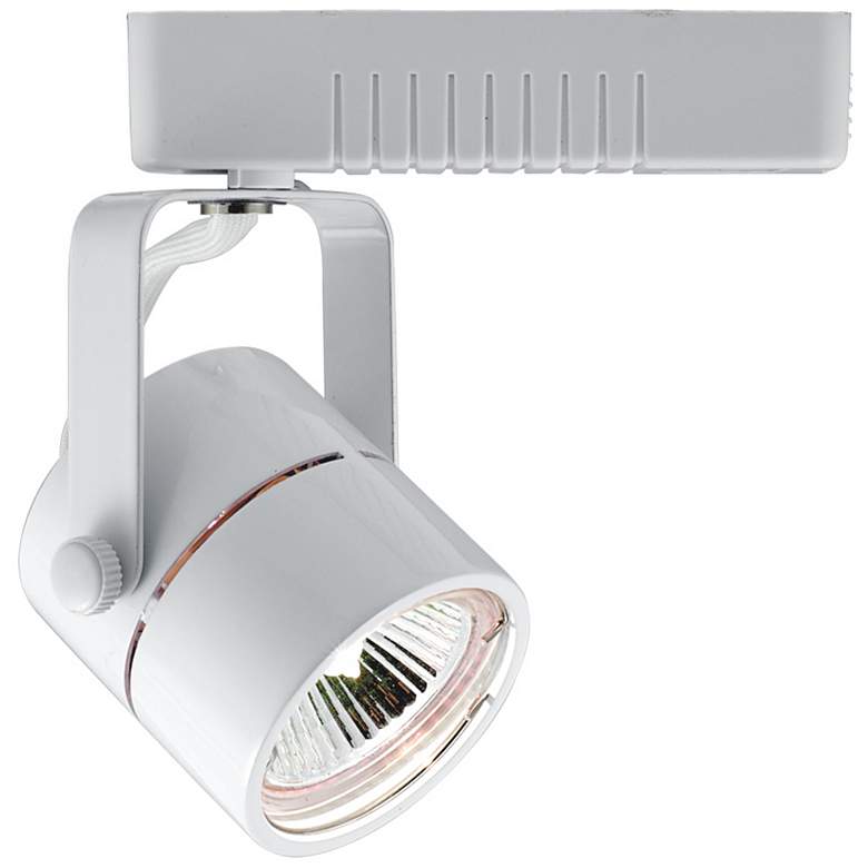 Image 1 Jesco Mini Deco Series White Cylinder MR16 Halo Track Head