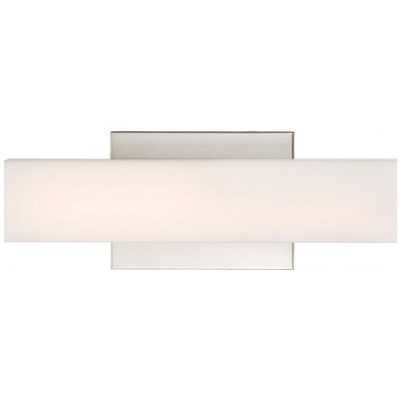 Image 1 Jess 12 inch LED Small Vanity Light in Brushed Nickel