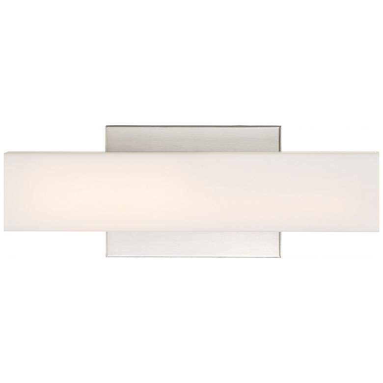Image 1 Jess 12" LED Small Vanity Light in Brushed Nickel