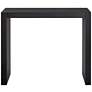 Jessa 50" Wide Gloss Black Bar Table