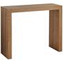 2_Jessa 50" Wide High-Gloss Gray Oak Finish Bar Table