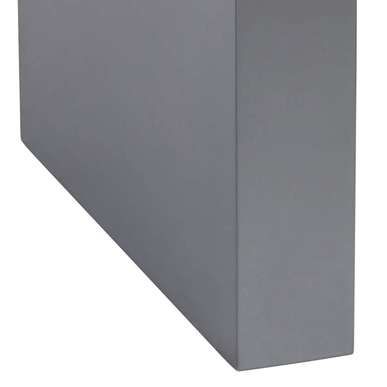 Image 5 Jessa 60" Wide Gloss Gray Finish Gathering or Bar Table more views