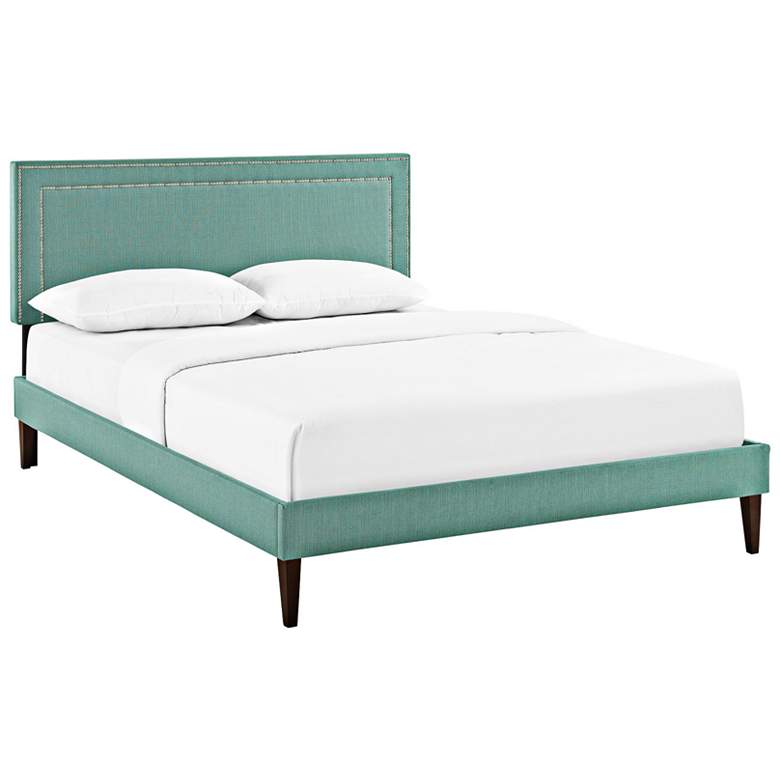 Image 1 Jessamine Laguna Full Platform Bed with Square Tapered Legs