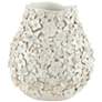 Jessamine White Ceramic 10 3/4" High Decorative Vase