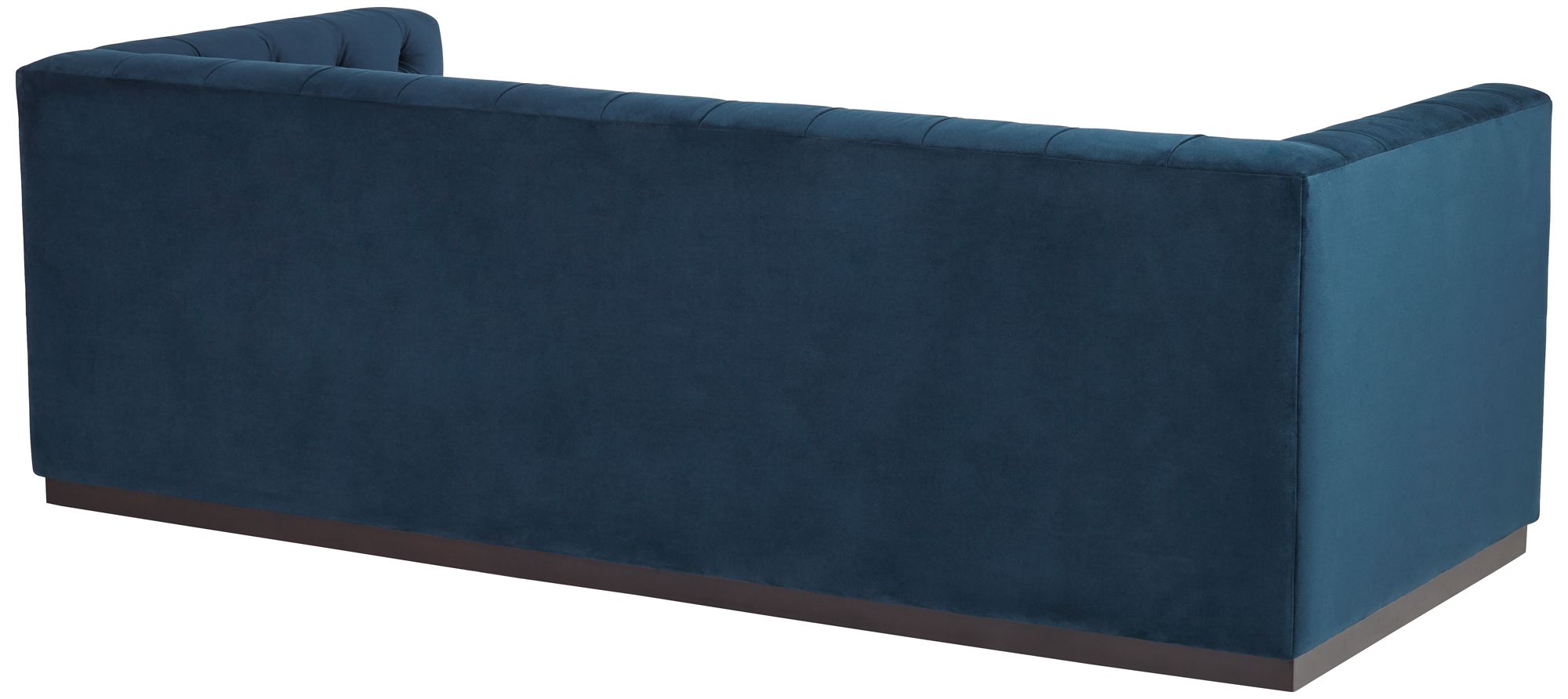Jessica 83 1/2" Wide Blue Velvet Sofa in scene