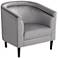 Jessica Gray Velvet Accent Chair