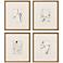 Jete I 16"W x 18"H Framed Art Set of 4
