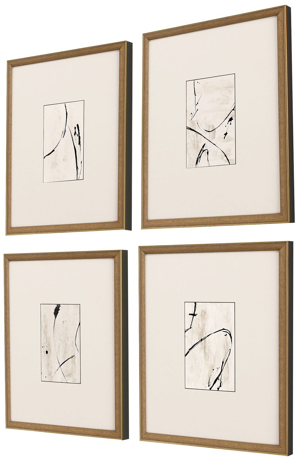 Image 2 Jete I 16"W x 18"H Framed Art Set of 4 more views