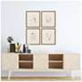 4_Jete I 16"W x 18"H Framed Art Set of 4 more views