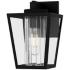 Jett 1-Light Matte Black Outdoor Wall Lantern
