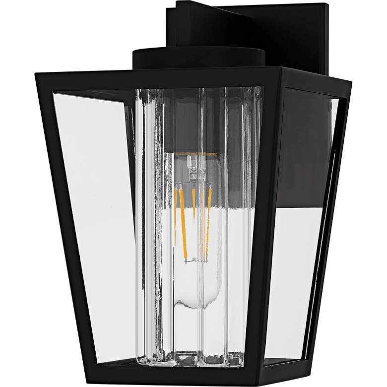 Image 2 Jett 1-Light Matte Black Outdoor Wall Lantern more views