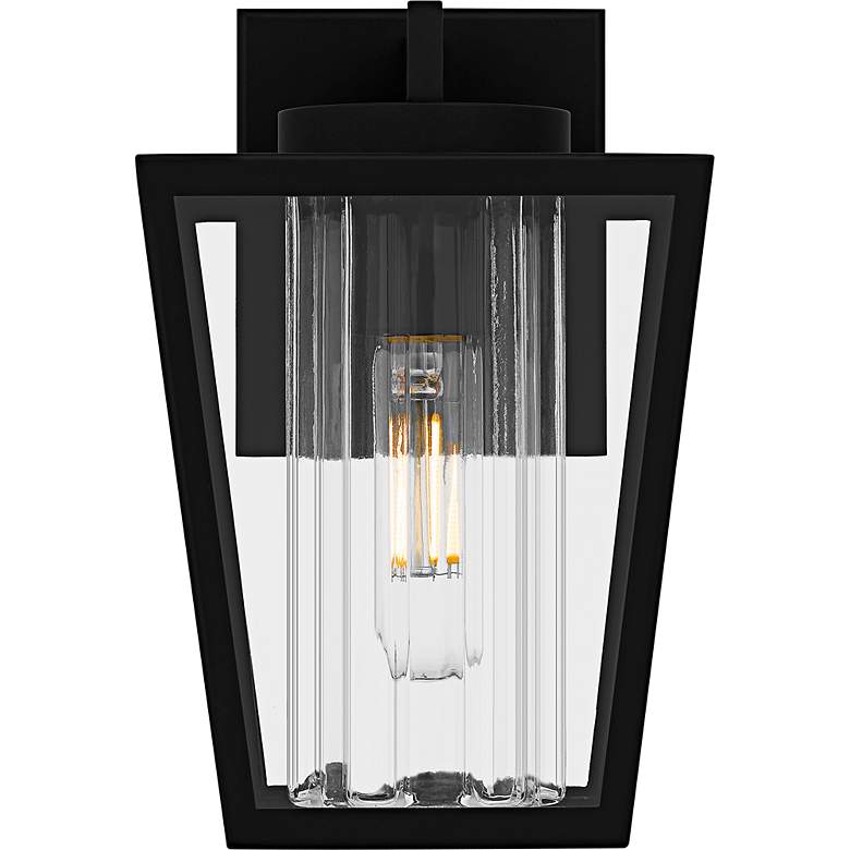 Image 3 Jett 1-Light Matte Black Outdoor Wall Lantern more views