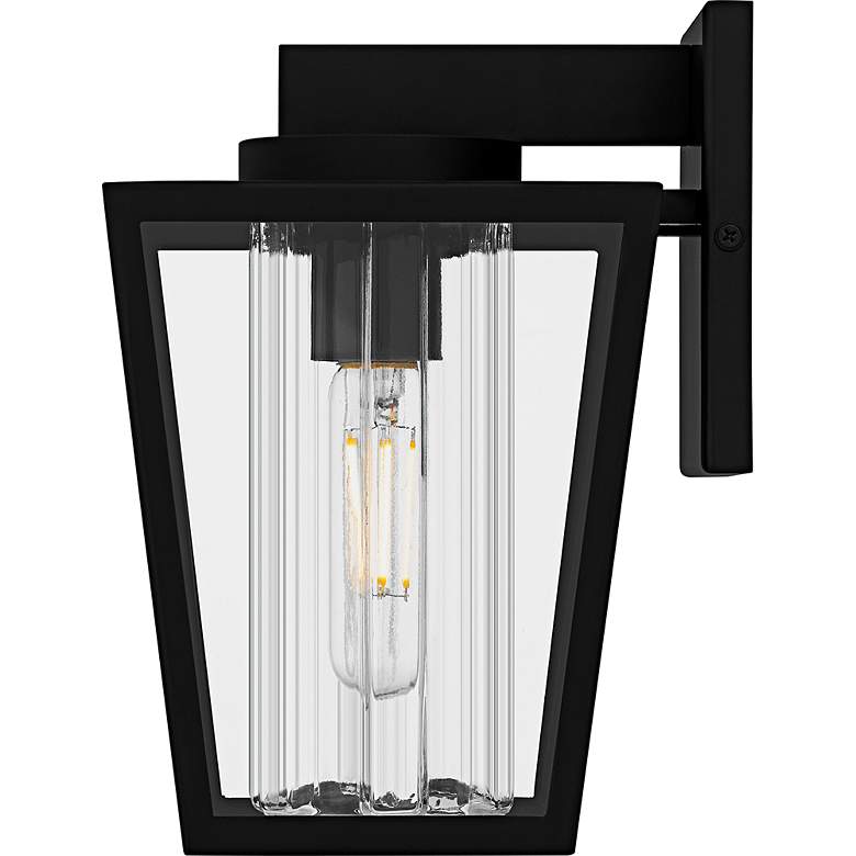 Image 4 Jett 1-Light Matte Black Outdoor Wall Lantern more views