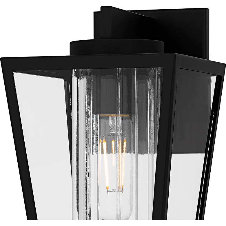 Image 5 Jett 1-Light Matte Black Outdoor Wall Lantern more views