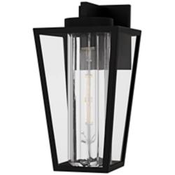 Jett 1-Light Matte Black Outdoor Wall Lantern