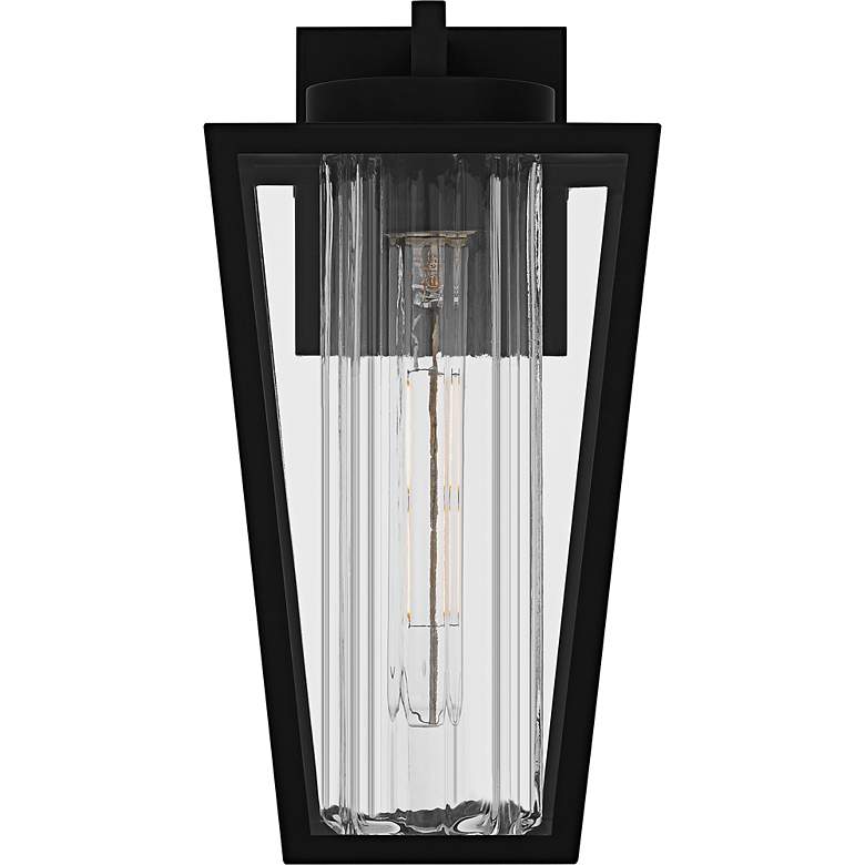 Image 3 Jett 1-Light Matte Black Outdoor Wall Lantern more views