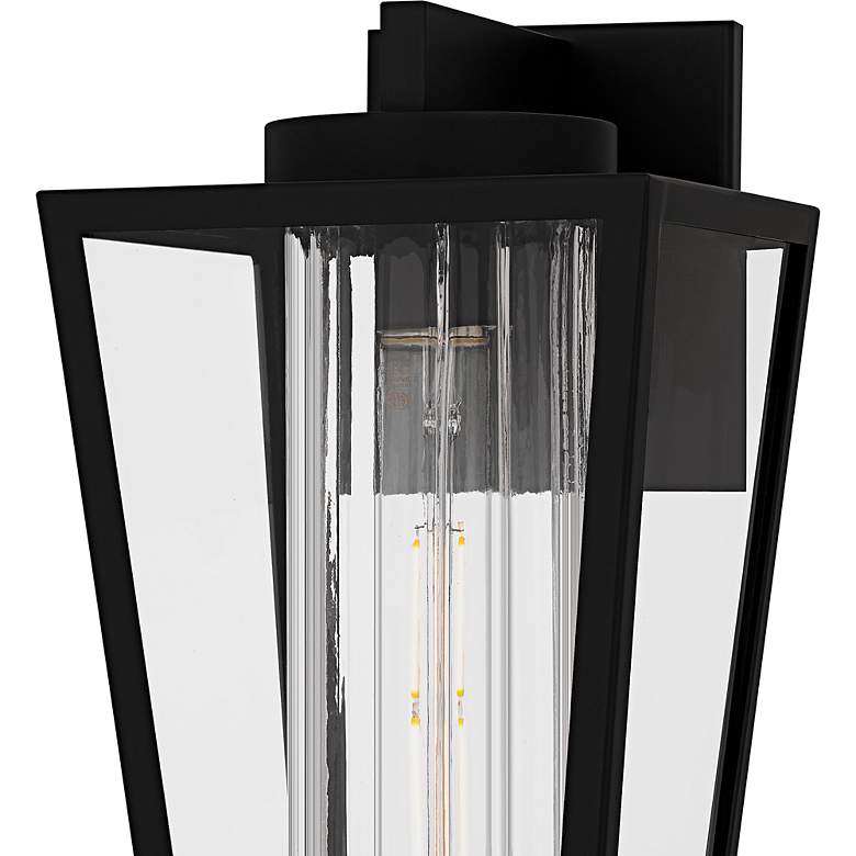 Image 5 Jett 1-Light Matte Black Outdoor Wall Lantern more views