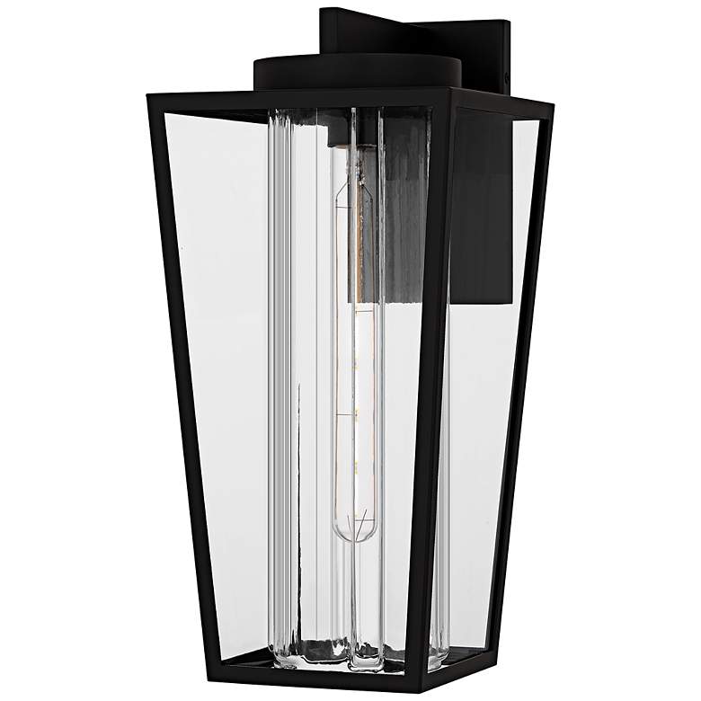 Image 1 Jett 1-Light Matte Black Outdoor Wall Lantern