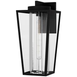 Jett 1-Light Matte Black Outdoor Wall Lantern