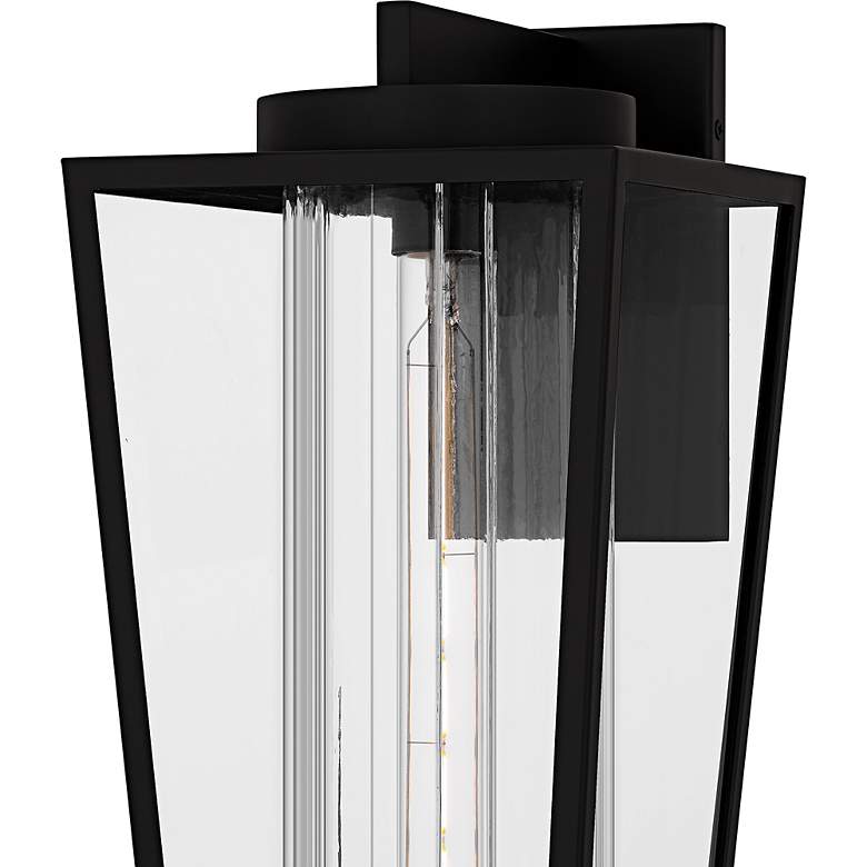 Image 5 Jett 1-Light Matte Black Outdoor Wall Lantern more views