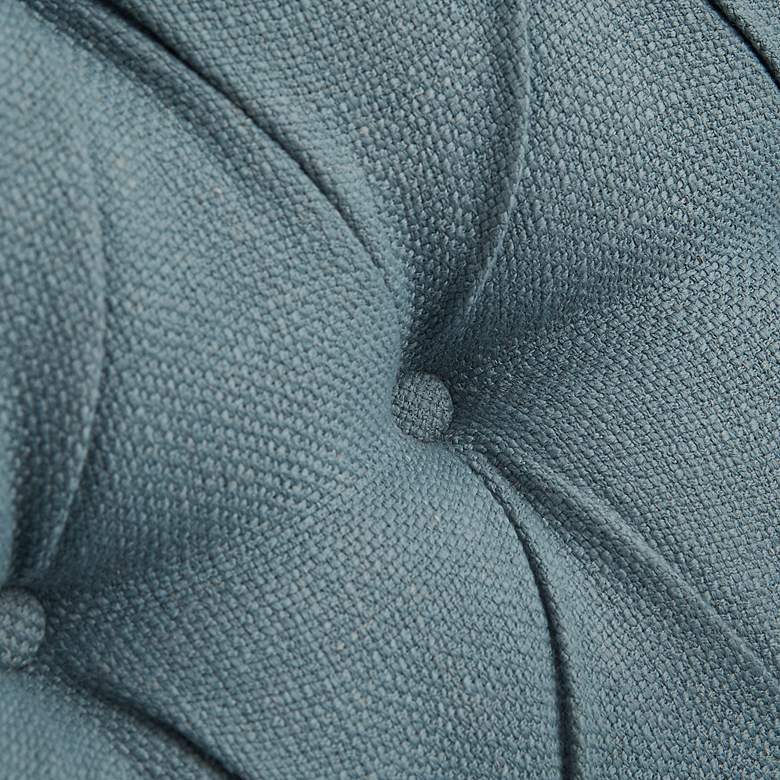 Image 4 Jetta Blue Fabric Tufted Push Back Recliner more views