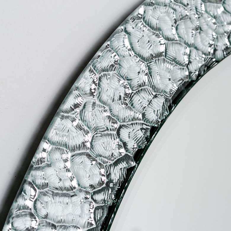 Image 3 Jewel 23 1/2" x 31 1/2" Oval Frameless Wall Mirror more views