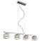 Jewel Box 38 1/2" Wide Chrome Kitchen Island Light Pendant