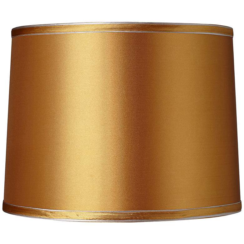 Image 1 Jewel Collection Gold Drum Lamp Shade 11x12x9 (Spider)
