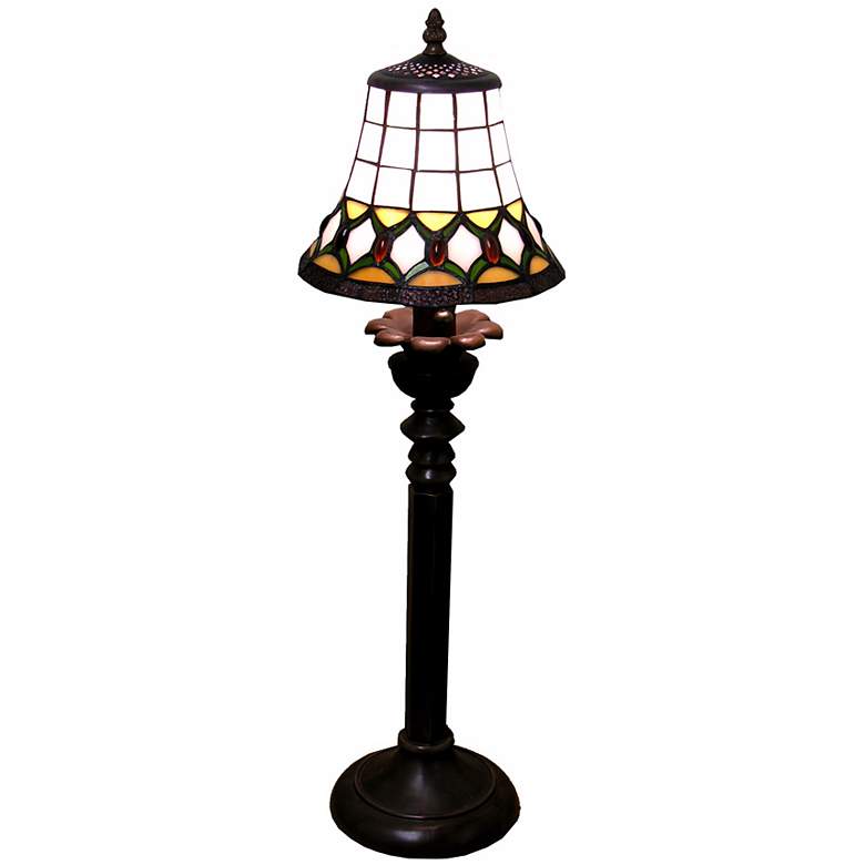 Image 1 Jeweled Design Tiffany Style Table Lamp